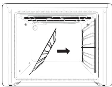 SAMSUNG NV68A1170BS/EF - Befestigend der Seiteigitter (je nach Modell) - 3