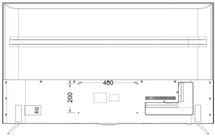POLAROID TCS65QLEDP - WALL MOUNTING - 1