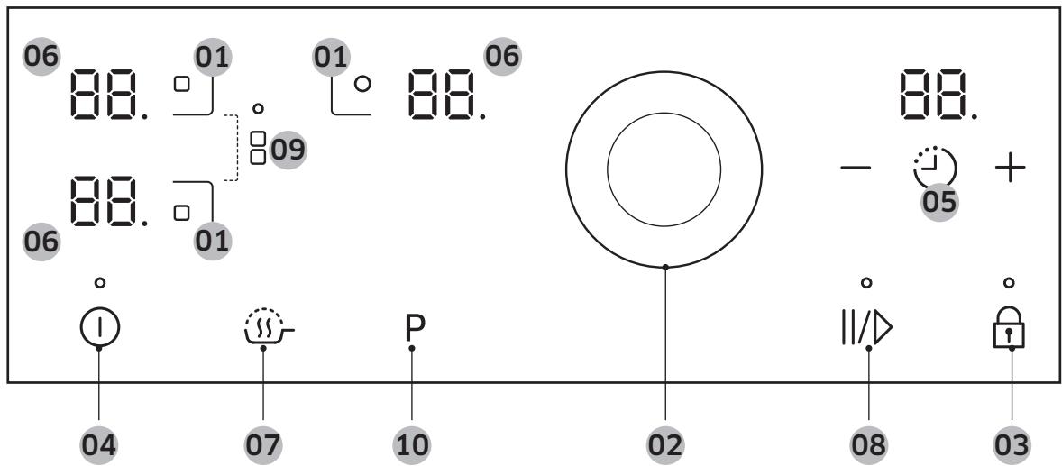 SAMSUNG NZ63J9770EK/EF - Bauteile und Funktionen - 1