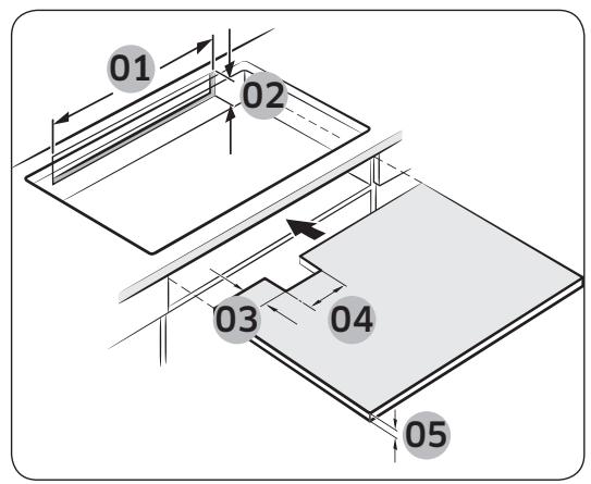 SAMSUNG NZ63J9770EK/EF - Installatie van de kookplaat - 2