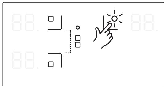 SAMSUNG NZ63J9770EK/EF - Sélectionnez la zone de cuisson et le réglage de la température. - 1