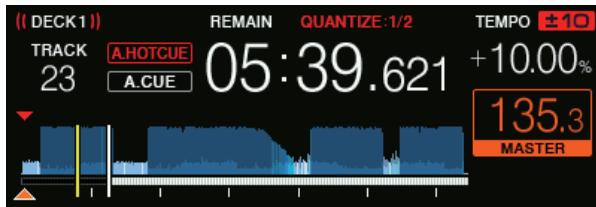 PIONEER DJ XDJ RR - Levez le doigt de la touche Performance. - 1
