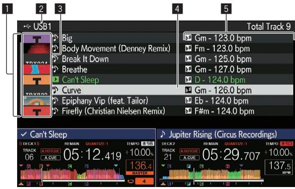 PIONEER DJ XDJ RR - Édition de listes de balises - 1