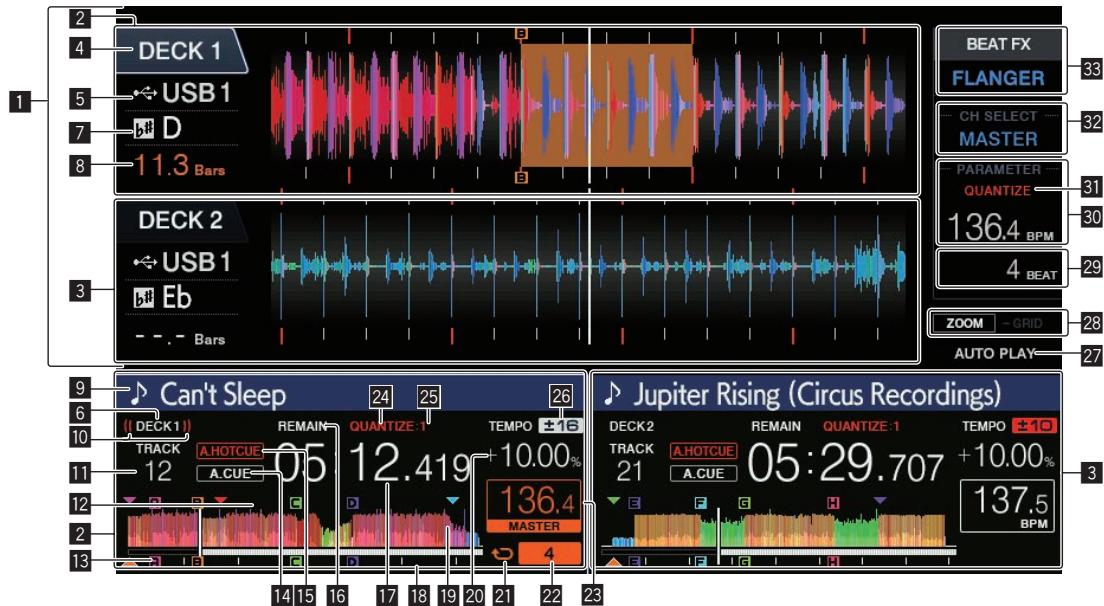 PIONEER DJ XDJ RR - Écran de lecture normale - 1