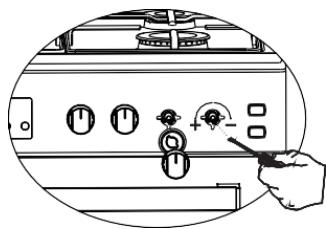 LA GERMANIA SM 67 TX - Reduced gas flow rate setting for hob taps - 1