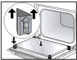 SAUTER SOP 6310 X - - Remontage des vitres de la porte - 1