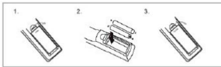 BOOST ORION 100 - INSTALLING THE BATTERIES IN THE REMOTE CONTROL - 1