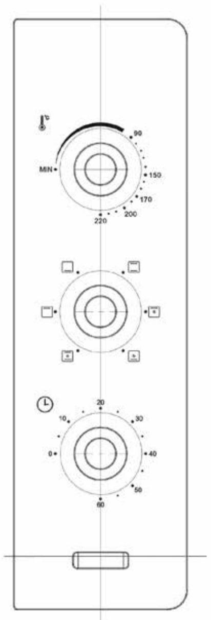 VALBERG MO 41 MF K 266C - Panneau de commande - 1
