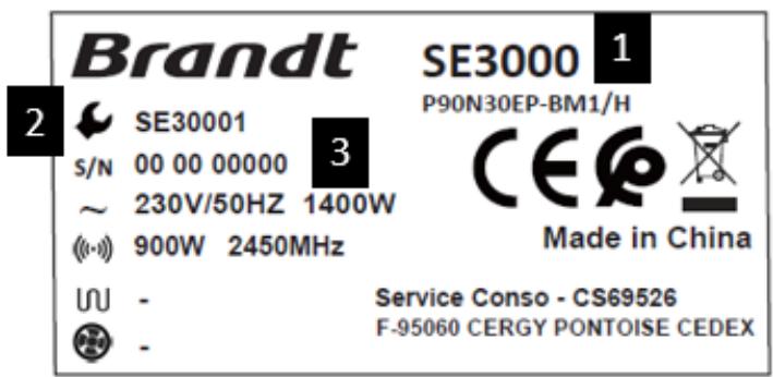 BRANDT SE3000 30L DIGIT8 - b) Interventiones - 2