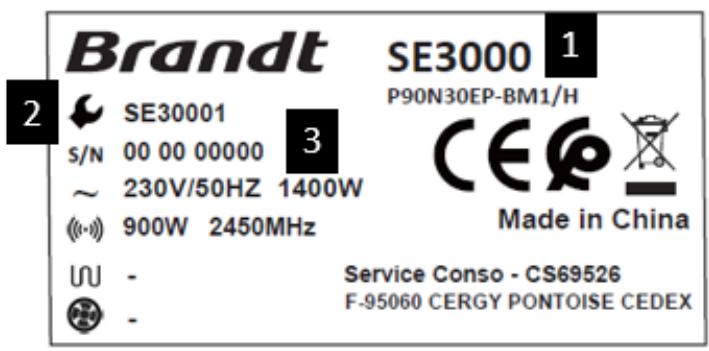 BRANDT SE3000 30L DIGIT8 - b) Interventiones - 1
