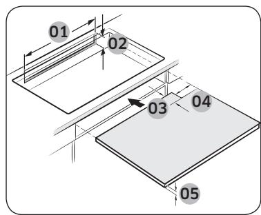 SAMSUNG NZ64R3747BK - Installation de la table de cuisson - 2