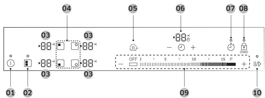 SAMSUNG NZ64R3747BK - Pièces et caractéristiques - 1