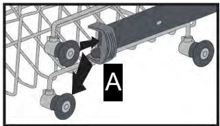 WINIA WVW-13A1ESI47 - Ajustement du panier supérieur - 2