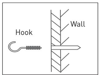 VALBERG IC 60 3MP W 343C - Fitting the safety chain and hook - 1