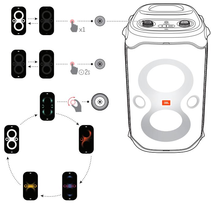JBL PARTYBOX 110 - Light Effect - 1