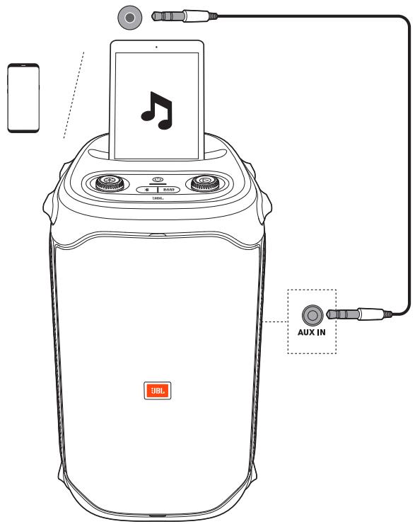 JBL PARTYBOX 110 - AUX Connection - 1