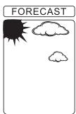 EDENWOOD WS657 - Affichage des prévisions météo - 3