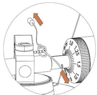 LENCO LS-500OK - Coloque el peso antideslizamente - 1