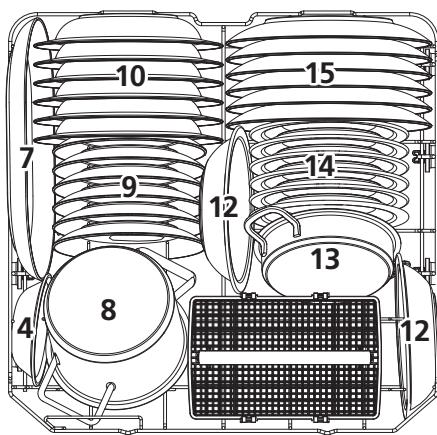 BRANDT DWJ127DS 12S47 - Lower basket: - 1