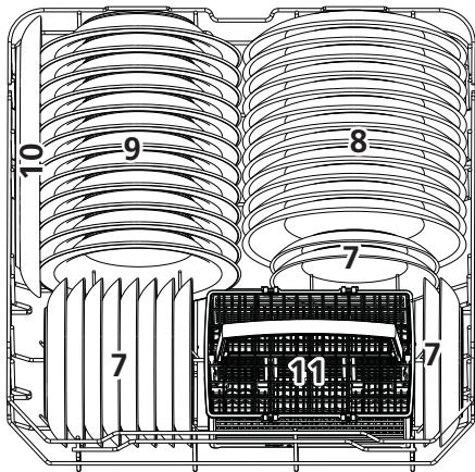 BRANDT DWJ127DS 12S47 - Lower basket: - 1