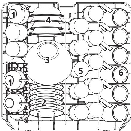 BRANDT DWJ127DS 12S47 - Upper basket: - 1