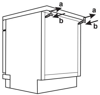 BRANDT DWJ127DS 12S47 - Installation sous un plan de travail - 1