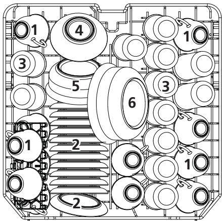 BRANDT DWJ127DS 12S47 - Upper basket: - 1