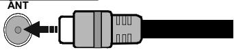 HIGH ONE HI5009UHD-VE - Antenne aansluitingen - 1