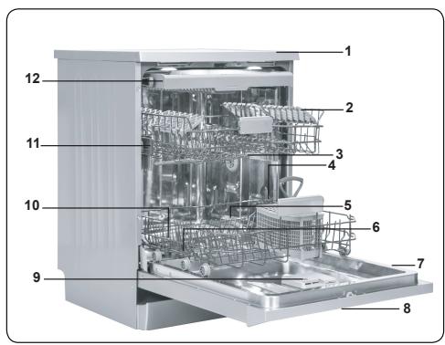 WINIA WVW-15A1EWW 15S45DB - SPECIFICATIONS TECHNIQUES - 1