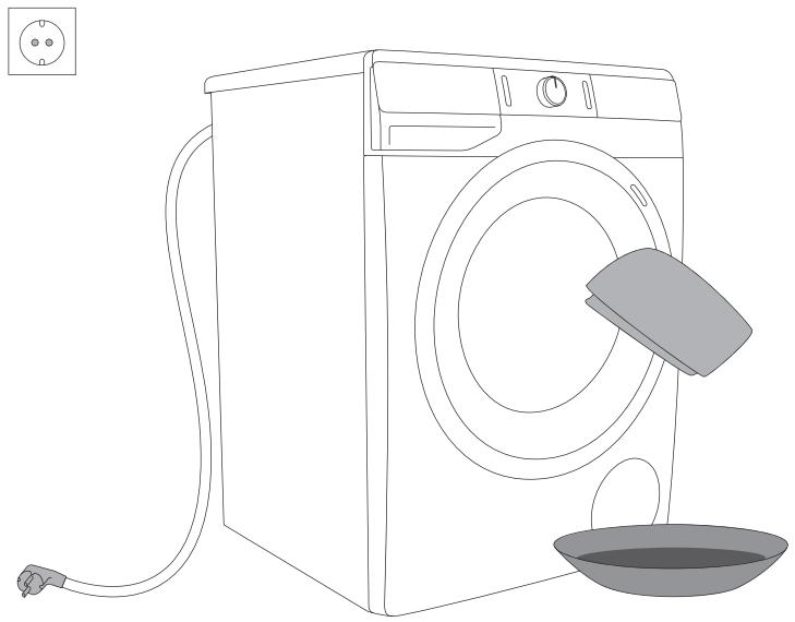 HISENSE WFGP10143VMB - NETTOYAGE DE L'EXTÉRIEUR DU LAVE-LINGE - 1