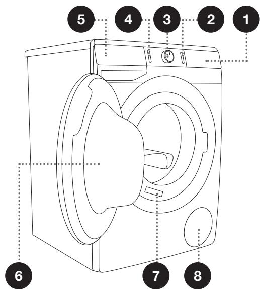 HISENSE WFGP10143VMB - FACE AVANT - 1