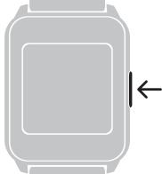 DIZO WATCH 42mm NOIR - Couvir la montre avec la paume de la main - 2