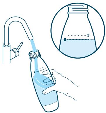SODASTREAM TERRA - SYSTEME DE FIXATION SIMPLE DE LA BOUTEILLE - 4