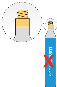 SODASTREAM TERRA - CYLINDRE DE CO_2 A VISSER NON COMPATIBLE - 2