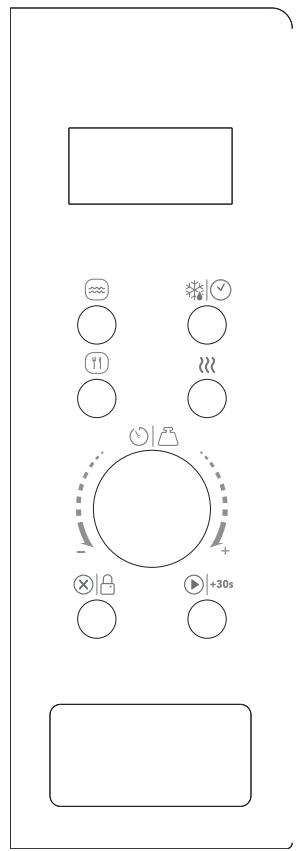 VALBERG VAL MWO 30 M K 902C - Operation of control panel - 1