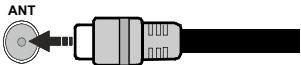 EDENWOOD ED32C05UH-VE - Achterzijde van de TV - 1