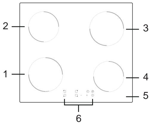 KING D HOME KDPI 4Z 6400 - Vue de dessus - 1