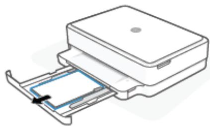 HP ENVY 6022e - Pour éliminer un bourrage papier du bac d'alimentation - 1