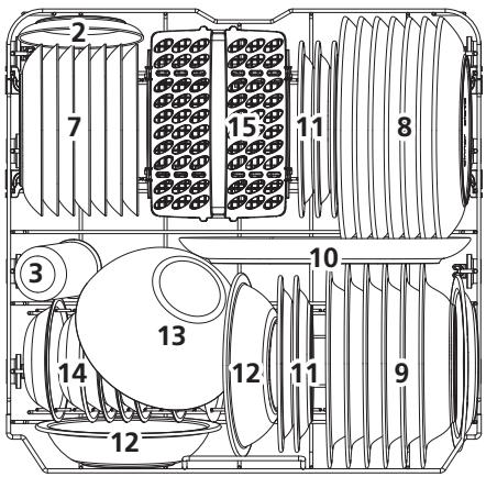 VEDETTE VJ137DB 13S47D - Panier du bas : - 1