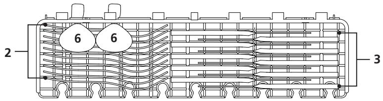 VEDETTE VJ137DB 13S47D - 3.Cutlery rack: - 1
