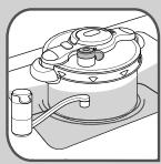 TEFAL clipso minut easy 6L - Za izpust pare: - 2