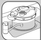 TEFAL clipso minut easy 6L - Pro vypusteni páry: - 2