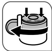 TEFAL clipso minut easy 6L - Om het drukventiel teplaatsen: - 2