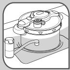 TEFAL clipso minut easy 6L - Ablassen des Dampfs: - 2