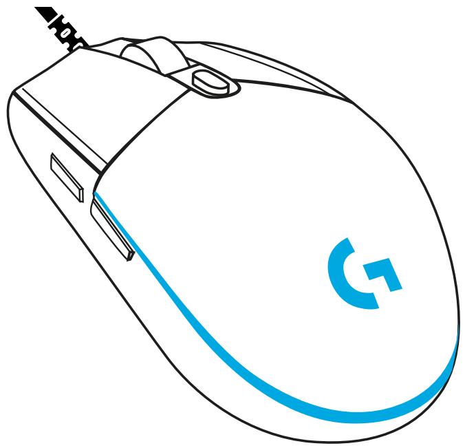 LOGITECH G203 - ÉCLAIRAGE RVB PROGRAMMABLE LIGHTSYNC - 1