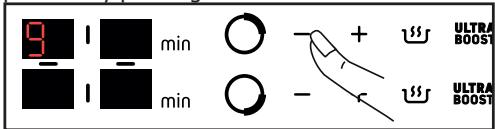 BRANDT BPI 164 HUX - + / - Power setting - 1