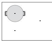 WHIRLPOOL WS S6360 BF - Diamètre minimum de la base de la casserole/poèle pour les différentes zones de cuisson - 1