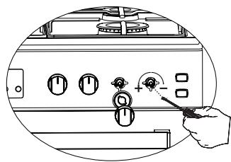LA GERMANIA SEL 1 GX - Reduced gas flow rate setting for hob taps - 1