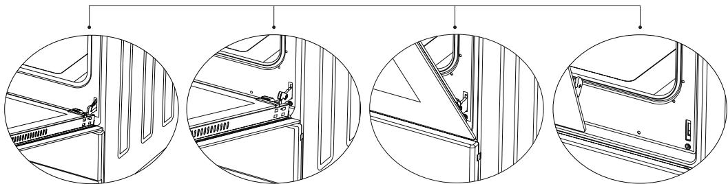 LA GERMANIA SEL 1 GX - Assemblage De La Porte Du Four - 3