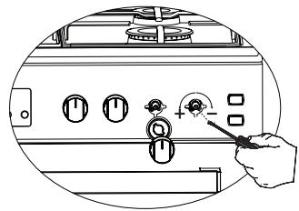 LA GERMANIA SEL 1 GX - Reduced gas flow rate setting for hob taps - 2